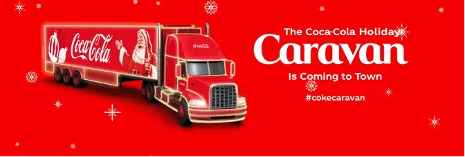 Coca-Cola Caravan 2026 holiday truck tour