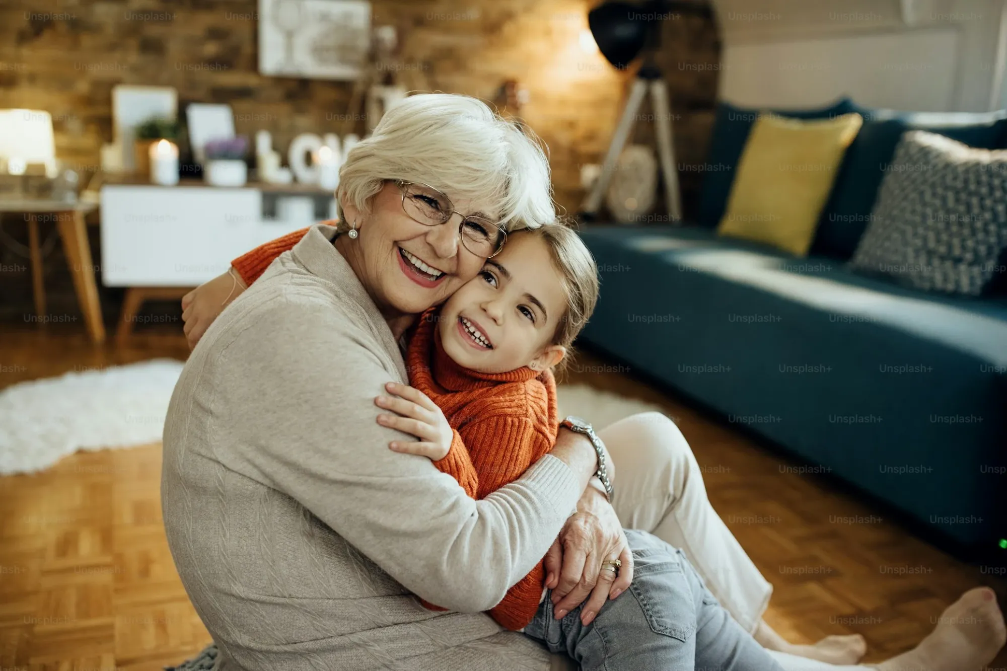 Happy Grandparents Day greeting and family memories