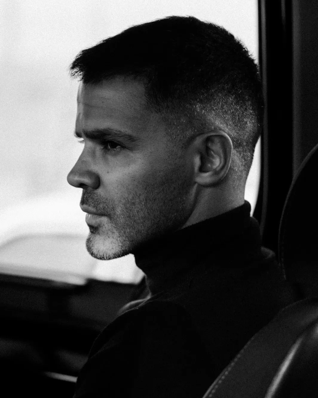 Men's tailored buzz cut with clean tapered edges