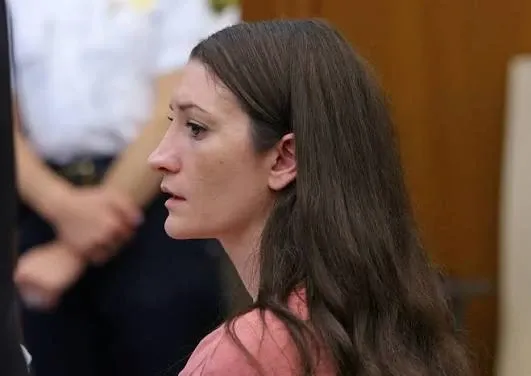 Courtroom image from coverage of the Lindsay Clancy case