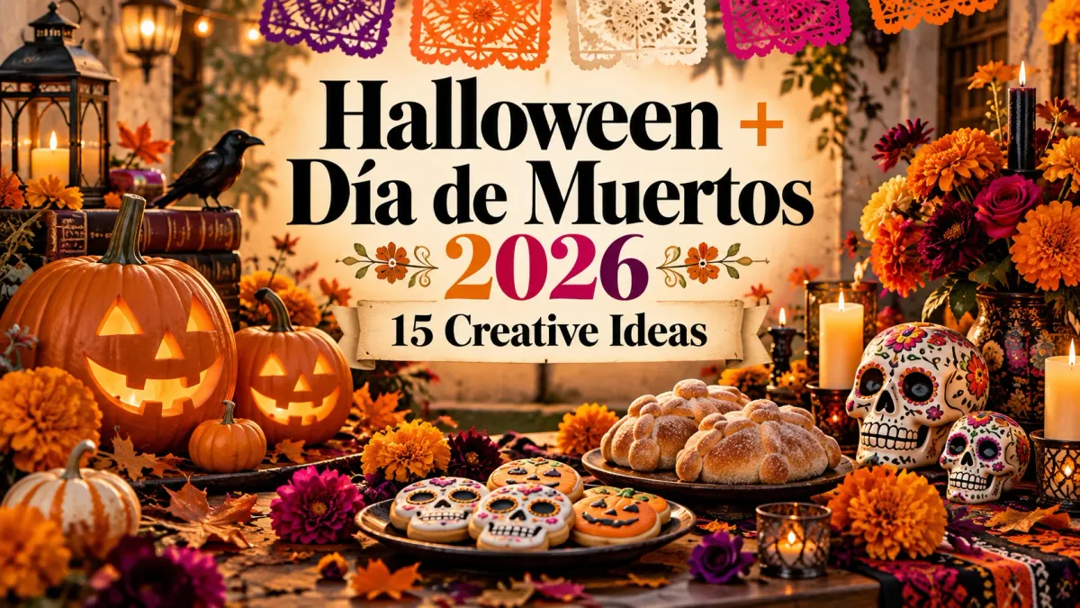 Halloween + Día de Muertos 2026: 15 Creative Ideas