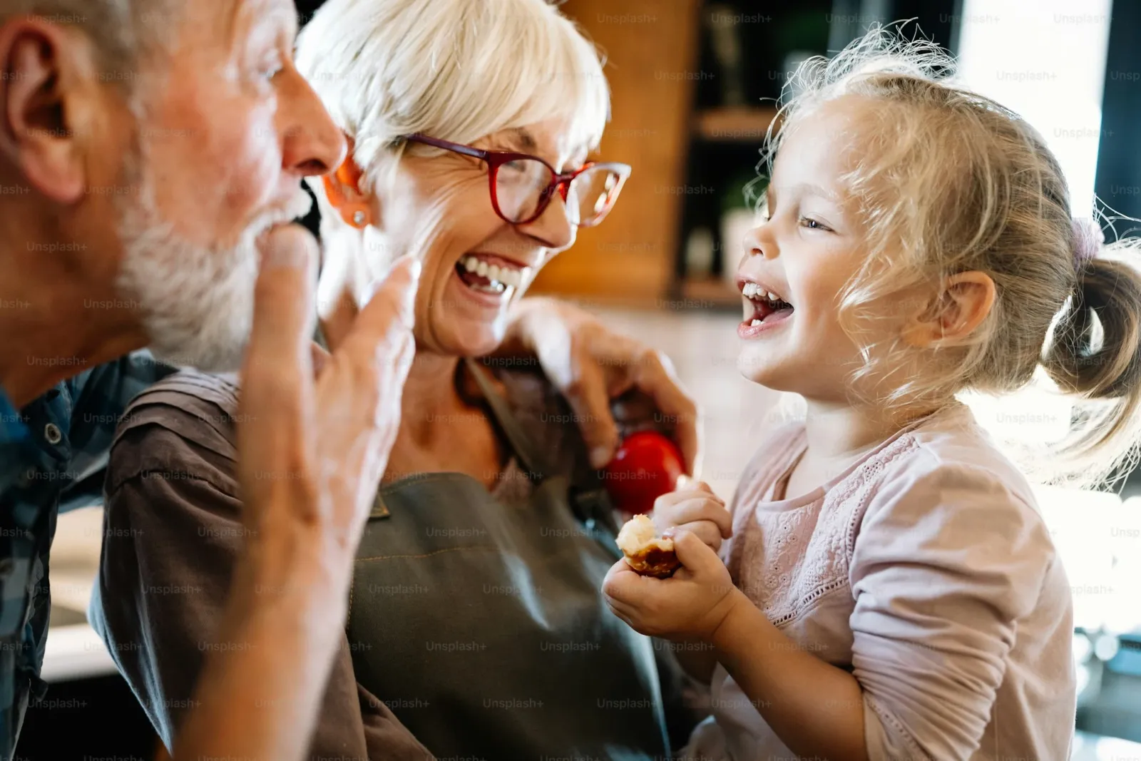 Happy Grandparents Day family celebration