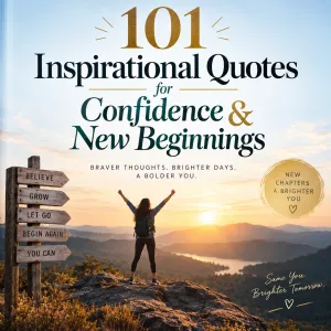 101 Inspirational Quotes for Confidence & New Beginnings