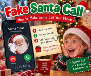 Fake Santa Call: How to Make Santa Call Your Phone